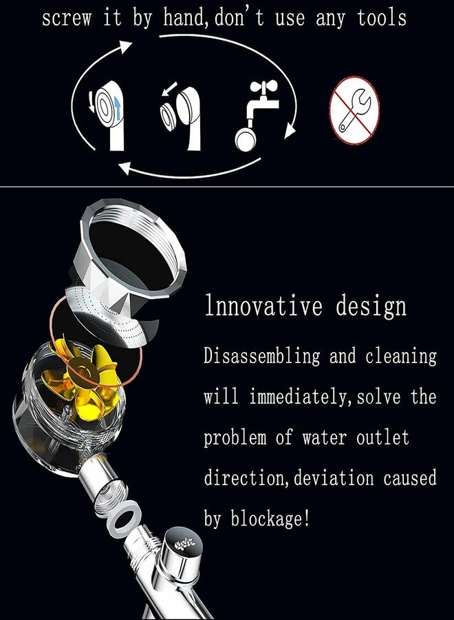 JAGGER JBA228 Rain Hand Shower Head For Bathroom, High-Pressure Water Saving Shower, Hand Shower Head With Teflon Tape (RAIN FAN SHOWER [ 360 DEGREE ROTATING ]) - Image 5